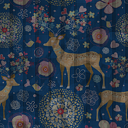 梅花鹿设计图